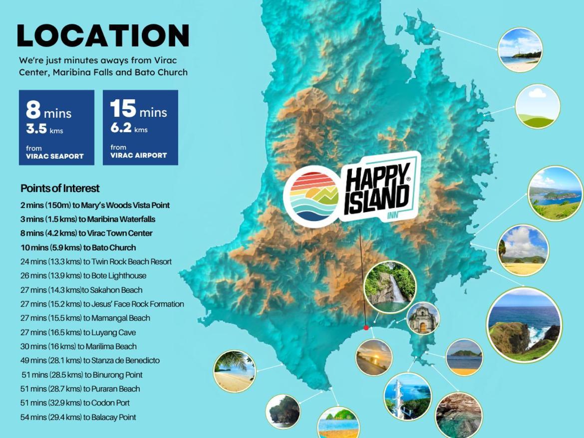 Happy Island Inn Virac Esterno foto